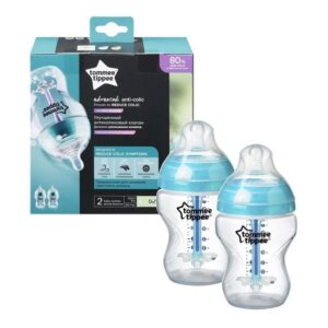 TOMMEE TIPPEE TTP42252586  42252587 Butelka plastikowa 260 ml 2-pak antykolkowa