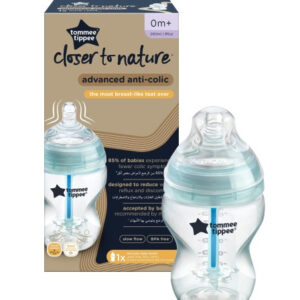 TOMMEE TIPPEE TTP42256986  42256987 Butelka plastikowa antykolkowa 260 ml