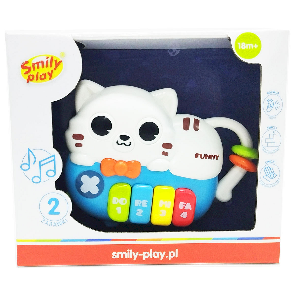 SMILY PLAY SP85189 Zwierzaczkowe Pianinko Kotek