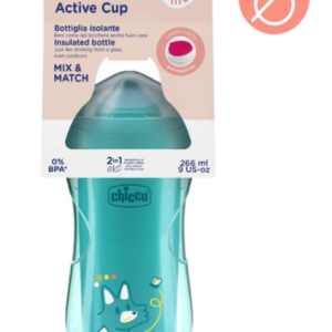 CHICCO 00006981250000 Kubek niekapek termiczny z twardym ustnikiem
