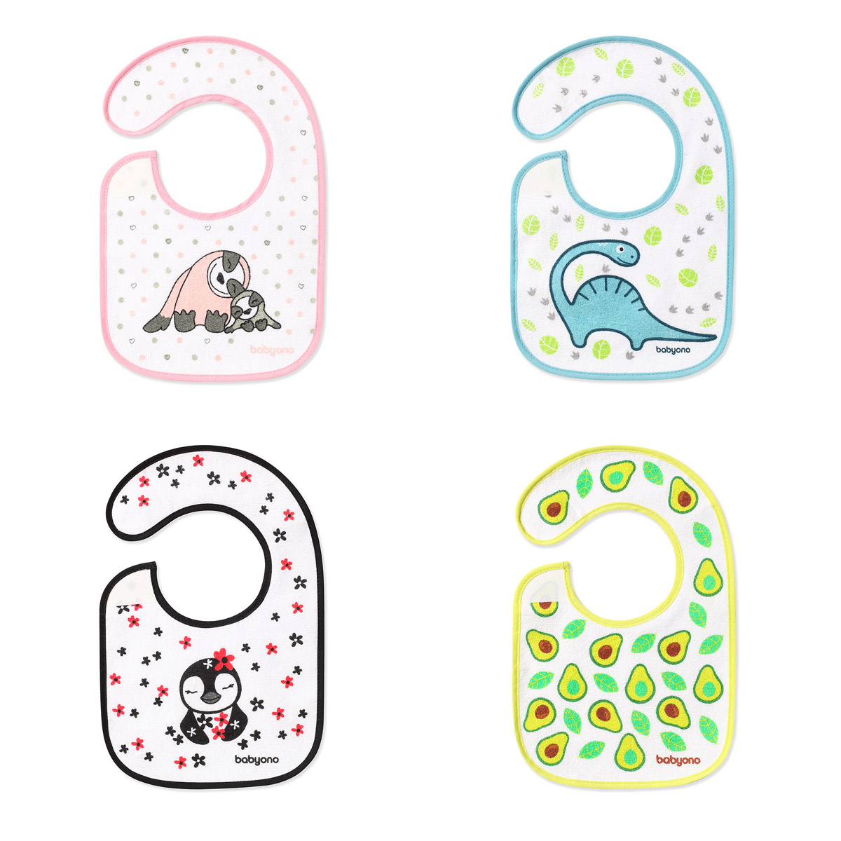 B.O.831 Śliniak frotte I EAT AND I GROW