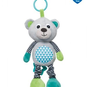 CANPOL 68/053 Pluszowa zabawka z pozytywką 0+ Bears szara