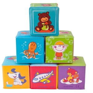 CANPOL 2/817 Kostka edukacyjna miękka 6szt