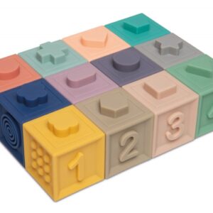 CANPOL 79/102 Miękkie klocki sensoryczne 12szt