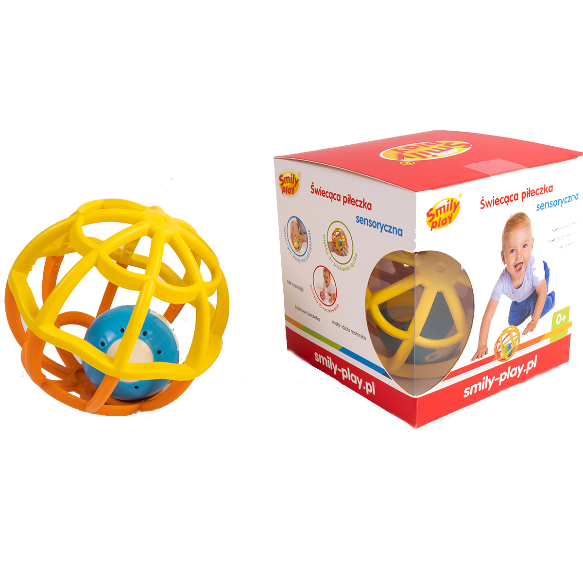 SMILY PLAY SP83658 Grzechotka miękka piłka