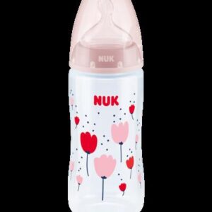 NUK 741926 Butelka FC+ PP 300 ml z wskaźnikiem temperatury smoczek silikonowy 0-6 m-cy M