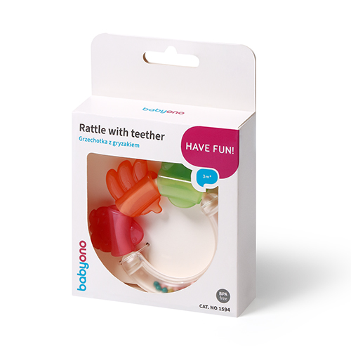 B.O.1594 Grzechotka z gryzakiem - obrazek 4