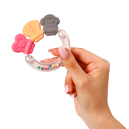 B.O.1595 Grzechotka z gryzakiem - obrazek 3