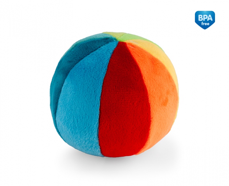 CANPOL 2/890 Miękka zabawka z grzechotką Piłka - obrazek 4