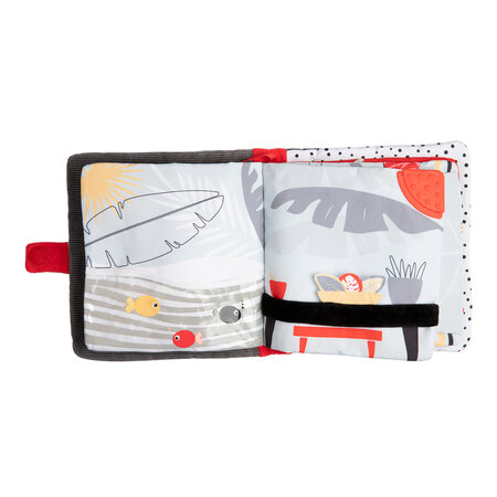 CANPOL 68/088 Sensoryczna książeczka manipulacyjna BabiesBoo Panda - obrazek 4