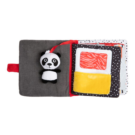 CANPOL 68/088 Sensoryczna książeczka manipulacyjna BabiesBoo Panda - obrazek 5