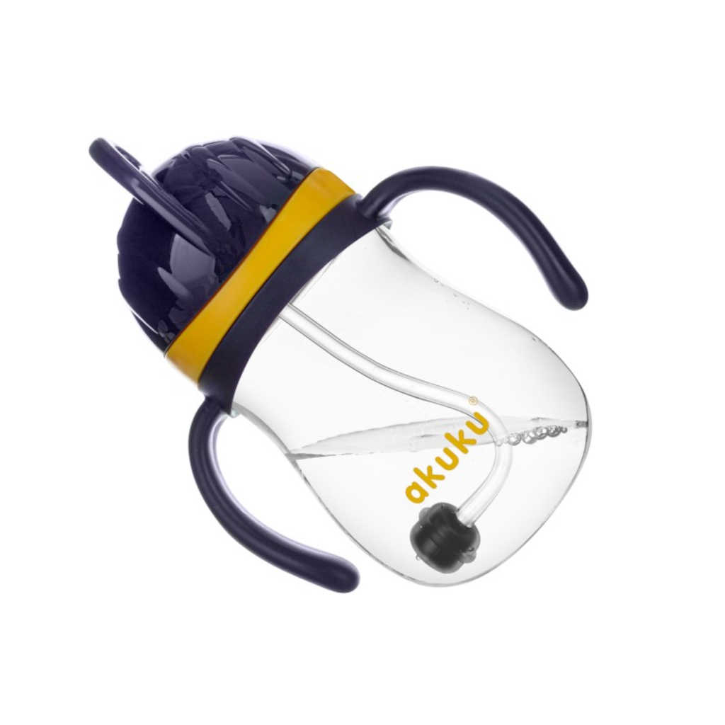 AKUKU A0165 Bidon ze słomką z odważnikiem blue/yellow - obrazek 4