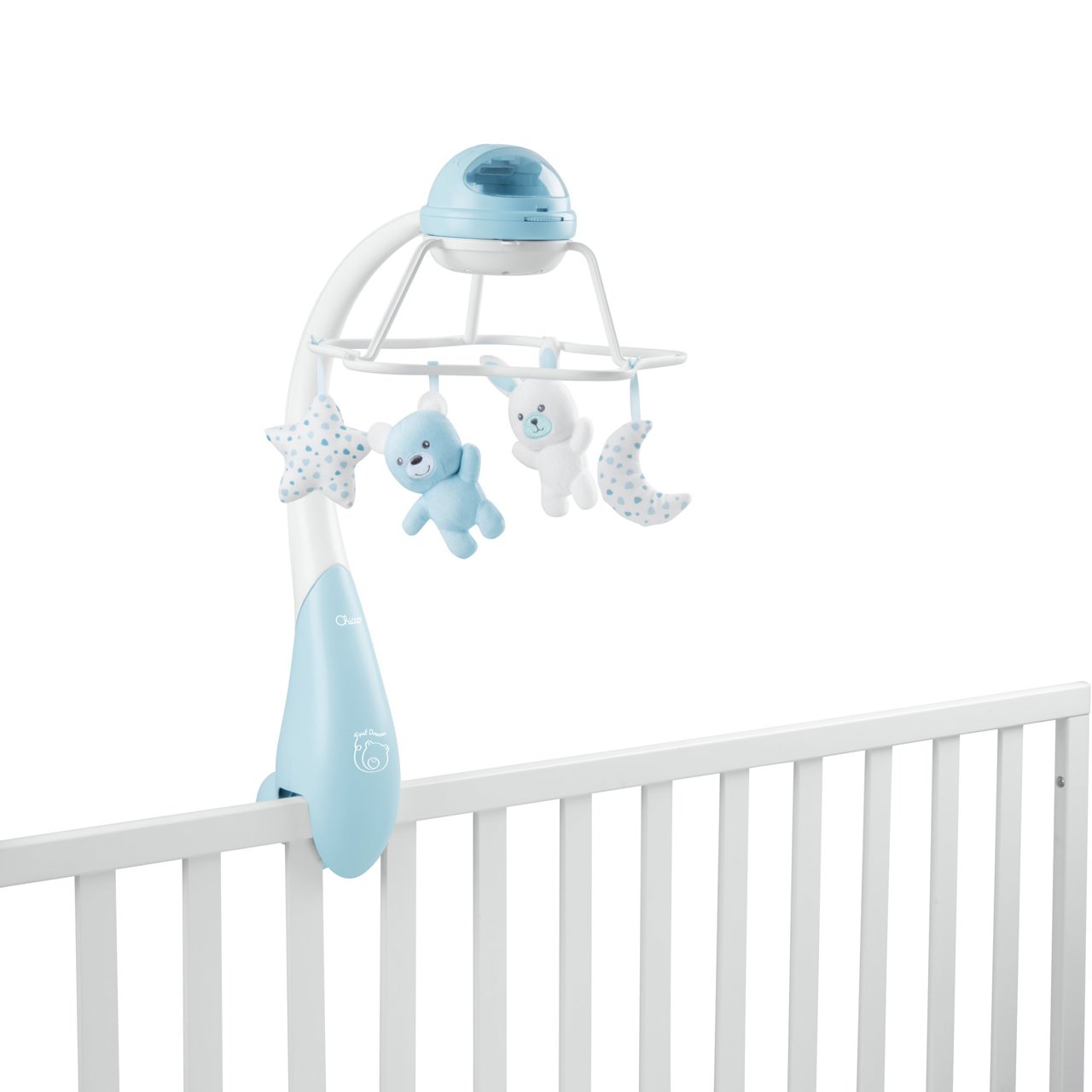 CHICCO 00011041200000 Karuzelka TOY FD RAINBOW COT MOBILE BLUE - obrazek 4
