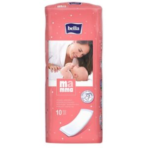 BELLA MAMMA BB-053-LZ10-G01 Podkłady poporodowy 34x11 cm z folią 10 szt.