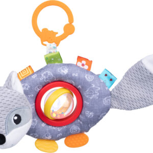 BALIBAZOO BB 80790 Zawieszka szary lis grzechotka