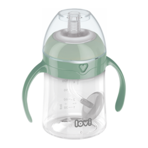 LOVI 35/364 Pierwszy kubek z obciążoną słomką 150ml. Green