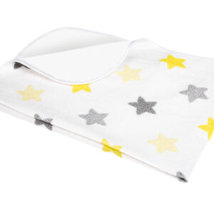 AKUKU A1045 Podkład frotte z ceratką 70x50cm Gwiazdki