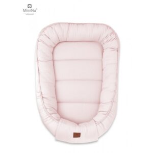 KIECZMERSKI Kokon niemowlęcy 55x75 cm MIMINU SOFT pudrowy róż