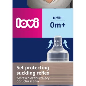 LOVI 0437d Zestaw nie zaburzający odruchu ssania butelka 150ml+smoczek usp. Love Daddy