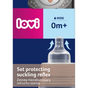 LOVI 0437m Zestaw nie zaburzający odruchu ssania butelka 150ml+smoczek usp. Love Mummy