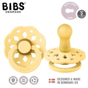BIBS Smoczek uspokajający BOHEME PALE BUTTER M
