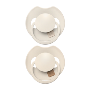 LOVI 34/402 Smoczek silikonowy dynamiczny Prime 6-18m 2 szt Coconut/Ivory