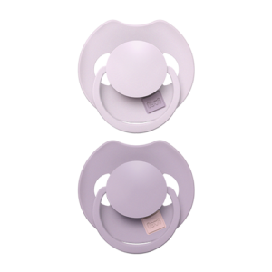 LOVI 34/423 Smoczek silikonowy dynamiczny Prime 18+m 2 szt Lilac/Violet