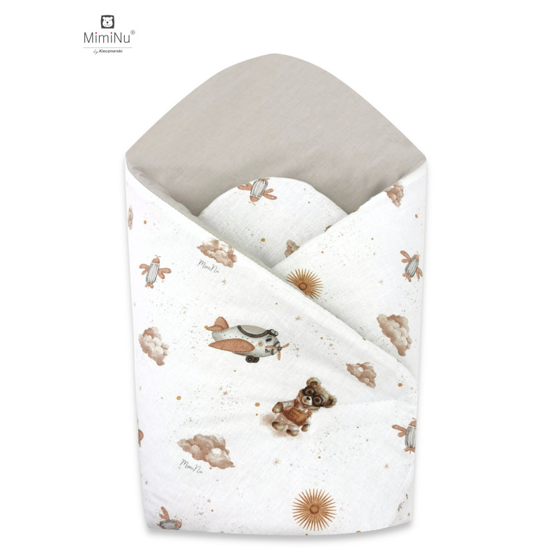 KIECZMERSKI Rożek standard 75x75 cm MIMINU DESIGN Misie beżowe bawełna 100%