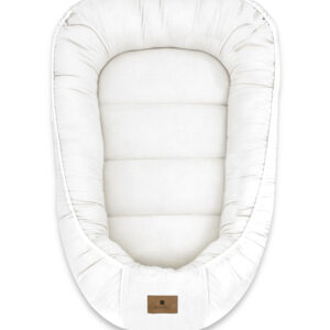 KIECZMERSKI Kokon niemowlęcy MUŚLIN BAWEŁNIANY śmietanka bawełna 100%