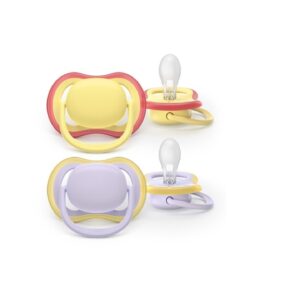 AVENT SCF087/03 Smoczek STHR AIR 0-6 żółty/fioletowy