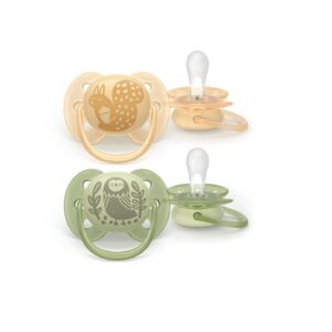 AVENT SCF091/46 Smoczek Ultra Soft  forest friends 6-18m wiewiórka / sowa