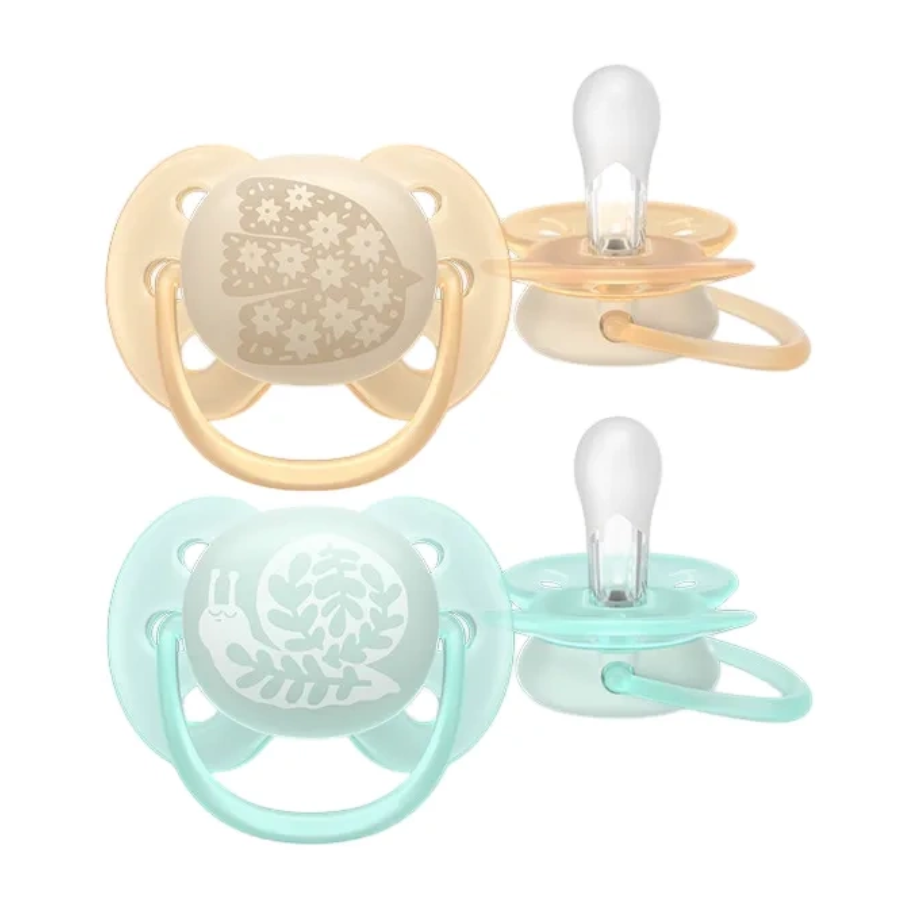 AVENT SCF091/41 Smoczek Ultra Soft forest friends 0-6m ptak / ślimak