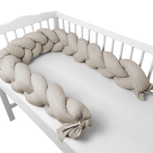 KIECZMERSKI Ochraniacz - warkocz bawełna 100% dł.240 cm beż