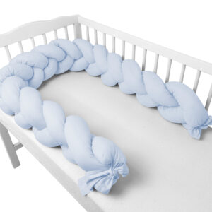 KIECZMERSKI Ochraniacz - warkocz bawełna 100% dł.240 cm błękit