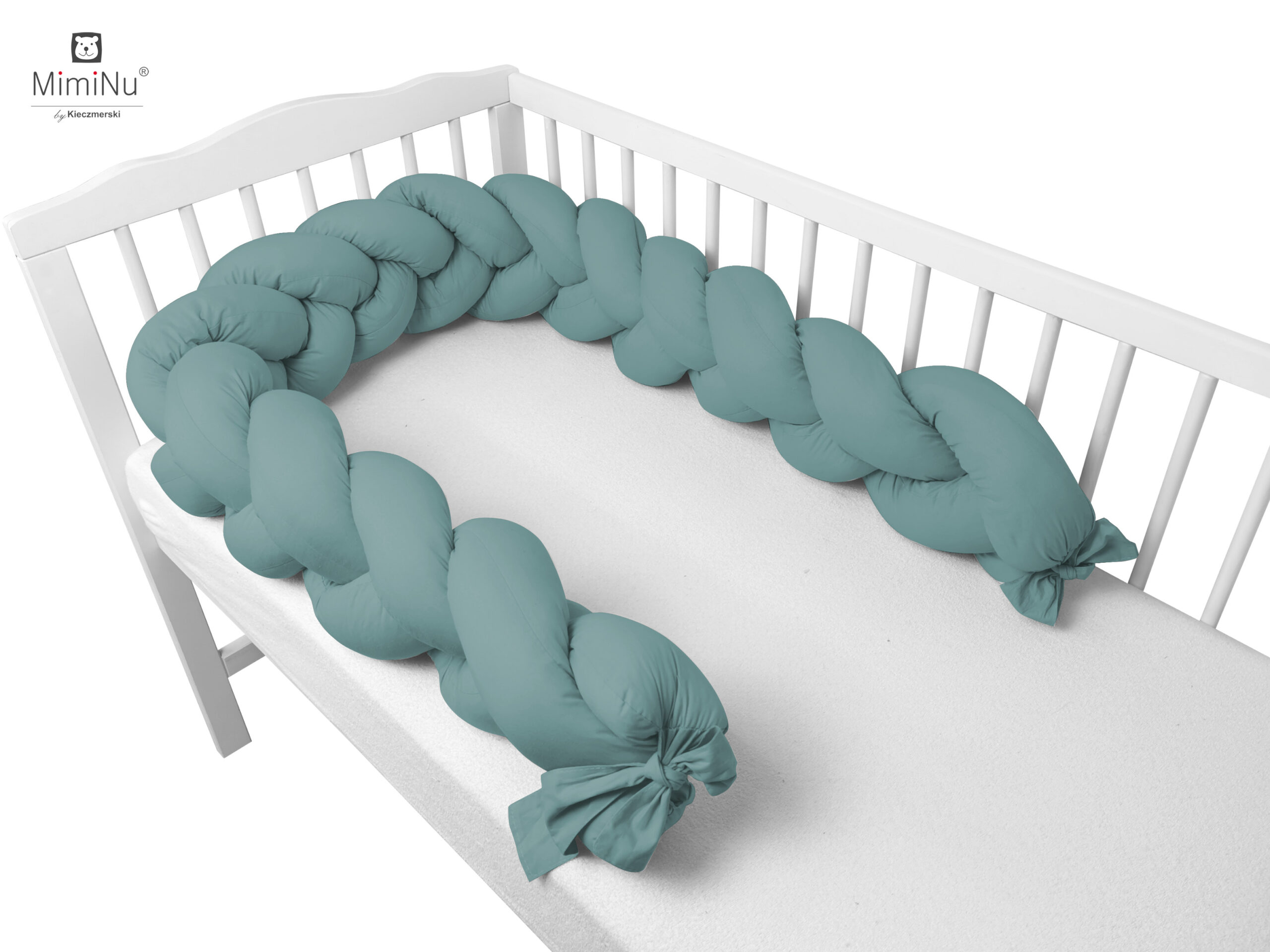 KIECZMERSKI Ochraniacz - warkocz bawełna 100% dł.240 cm zieleń nepalska