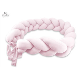 KIECZMERSKI Ochraniacz - warkocz MIMINU SOFT 220-240cm pudrowy róż