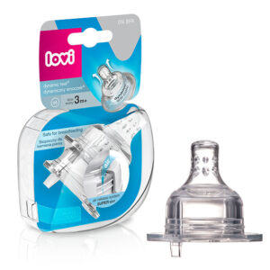 LOVI 18/750 Smoczek dynamiczny do karmienia Wolny 2szt
