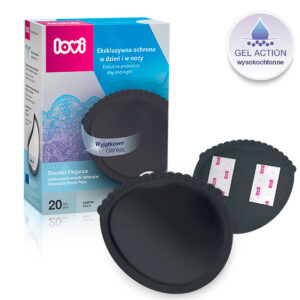 LOVI 19/611 Wkładki laktacyjne Discreet Elegance 20szt czarne