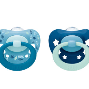 NUK 739696 Smoczek 18-36m SIGNATURE niebieski 2szt. 528140