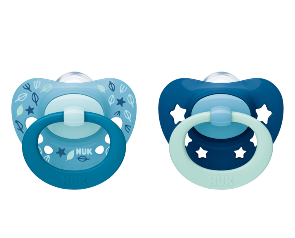 NUK 739696 Smoczek 18-36m SIGNATURE niebieski 2szt. 528140