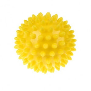 TULLO 412 Piłka sensoryczna do masażu i rehabilitacji 6,6 cm żółty
