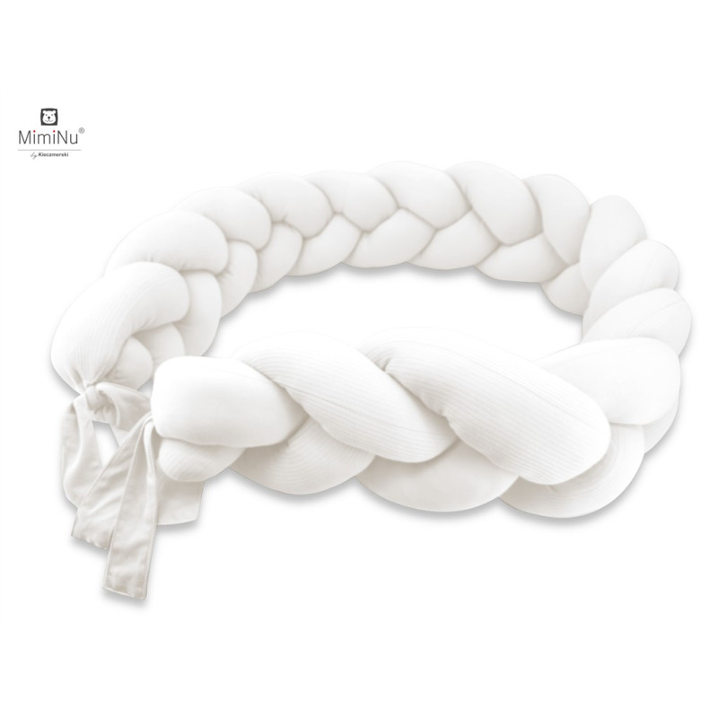 KIECZMERSKI Ochraniacz - warkocz MIMINU SOFT 220-240cm śmietanka - obrazek 3