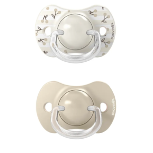 Smoczek fizjologiczny SX Pro MINI 0-2 m 2szt Waniliowy Wisieńki
